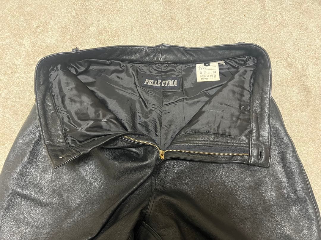 希少‼︎ Pelle Cyma ペレシーマ 本革 レザーパンツ ストリート 36