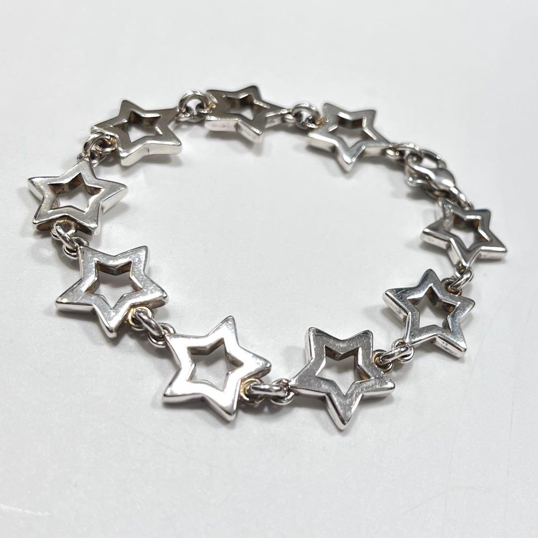 【925刻印】スタージュエリー スターモチーフ　ブレスレット　シルバー