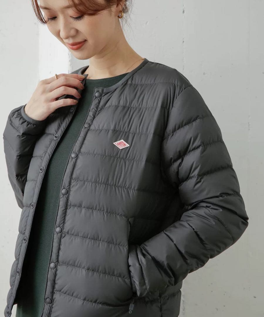 新品 Dantonダントン インナーダウン ジャケット　グレー　M