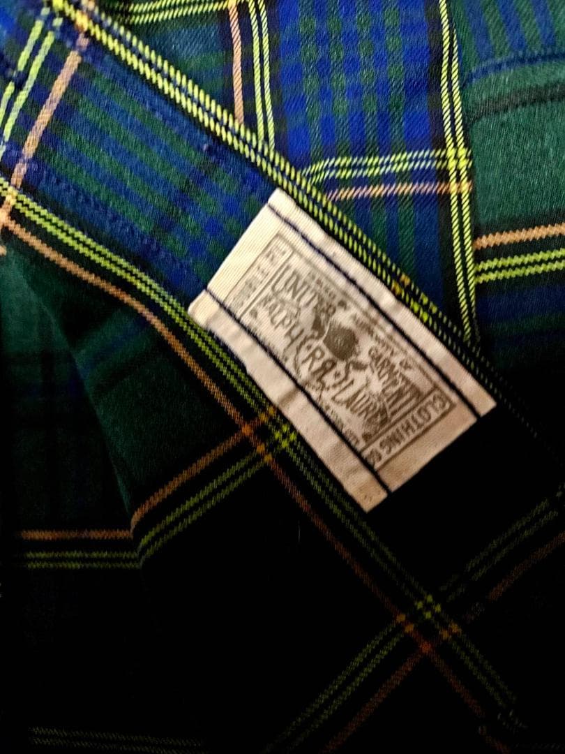 新品未使用DOUBLE RLアーカン チェック長袖ネルシャツ（XL)