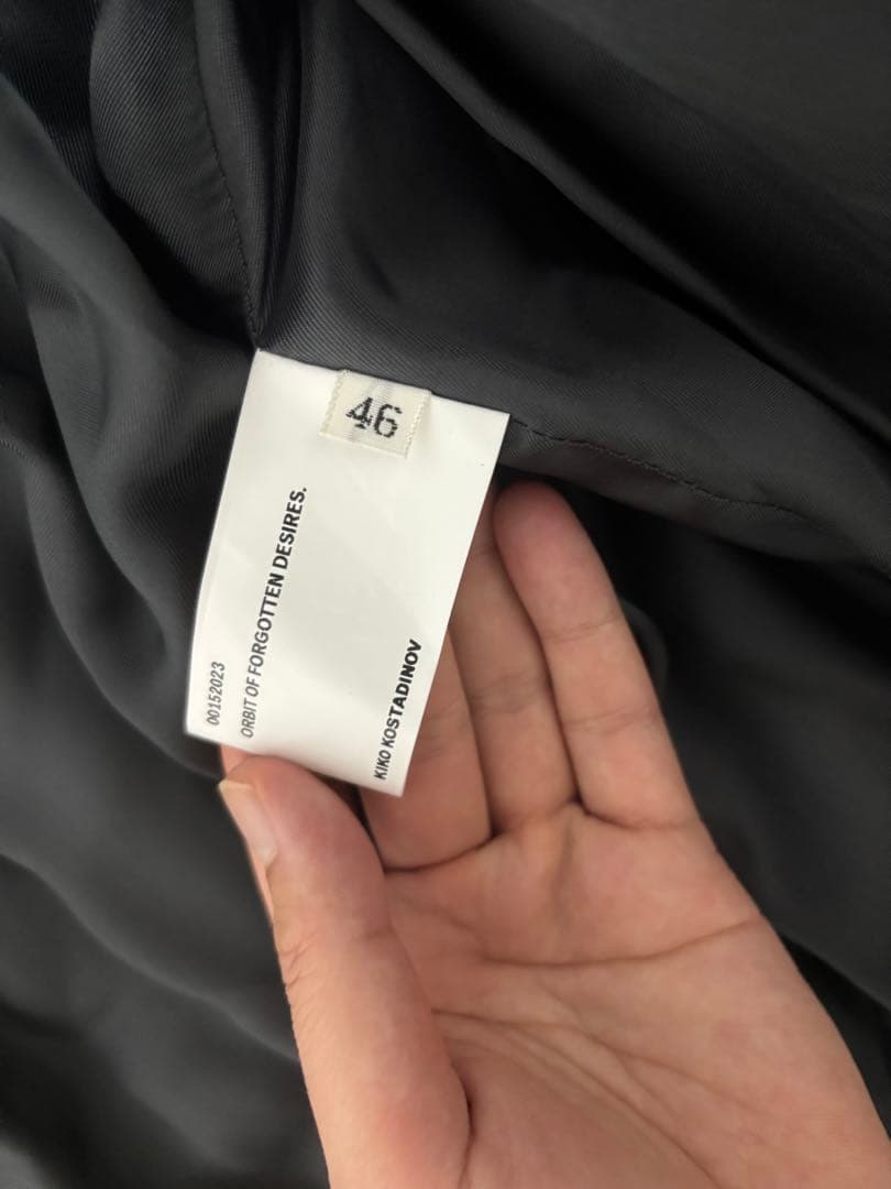 KIKO KOSTADINOV グレー トレンチコート 46