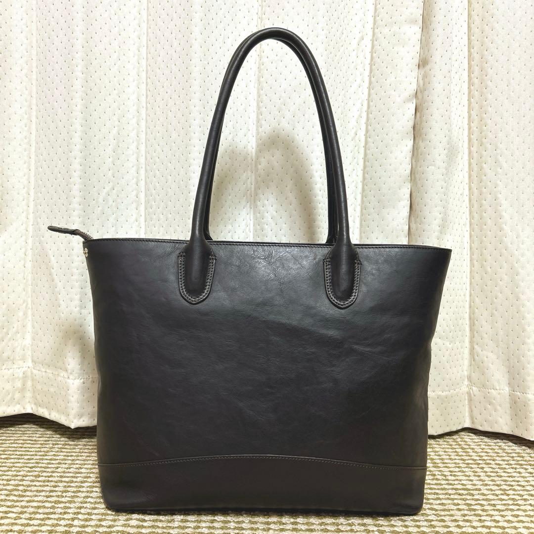 定価26400円 epe 本革 レザートート ダークブラウン