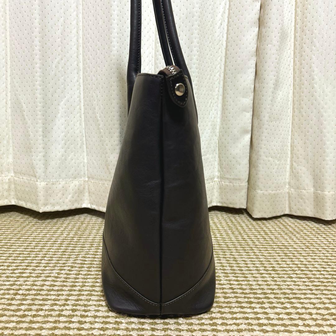 定価26400円 epe 本革 レザートート ダークブラウン