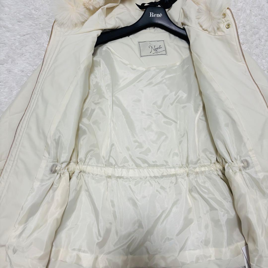 未使用タグ付き　ノエラ　ドロスト中綿コート Noela オフホワイト