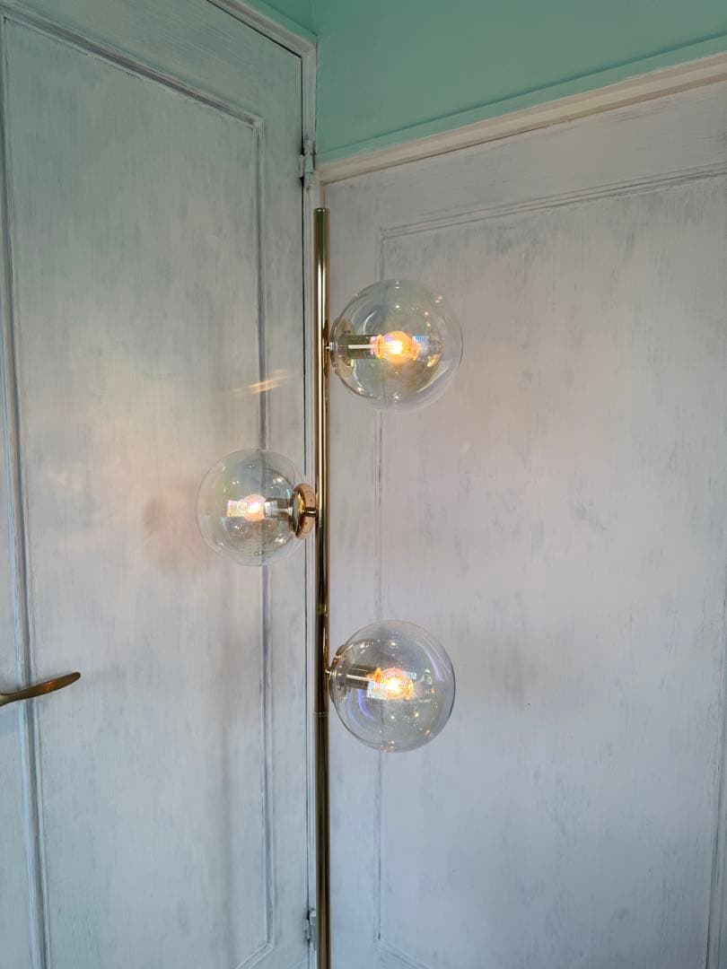 フランフラン　フロアスタンドゴールド ライト照明アッシュフォード美品