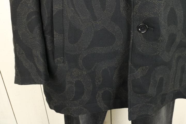 チ*ー様 24AW【新品】☆CALEE：ヘビ柄　スネーク柄　ジャカード　ハーフコ