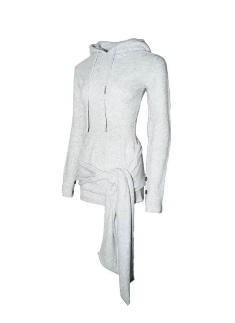 ワンピース theredthread S draped knit dress mini