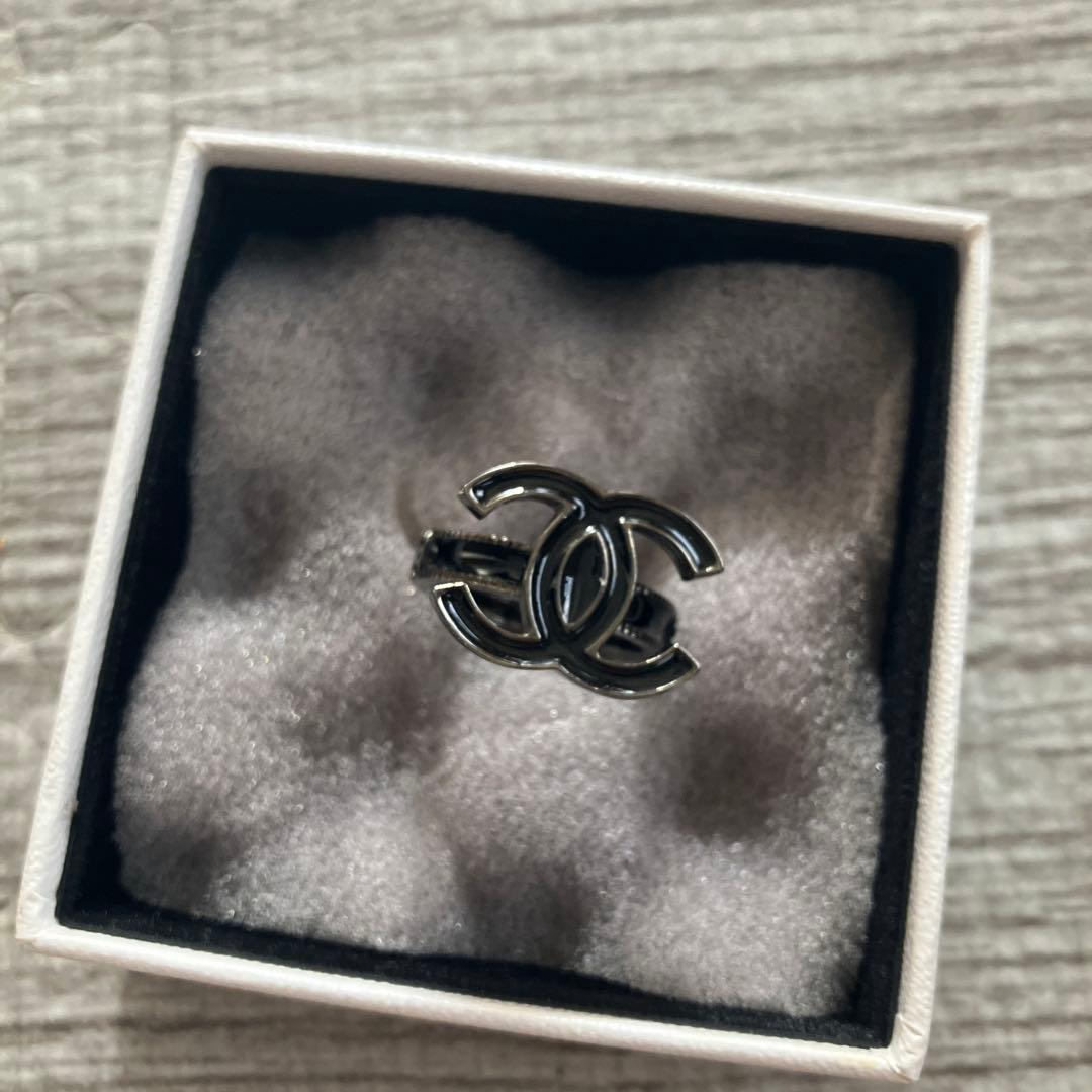CHANEL Bagues Z3070 ルテニウムノワール リング