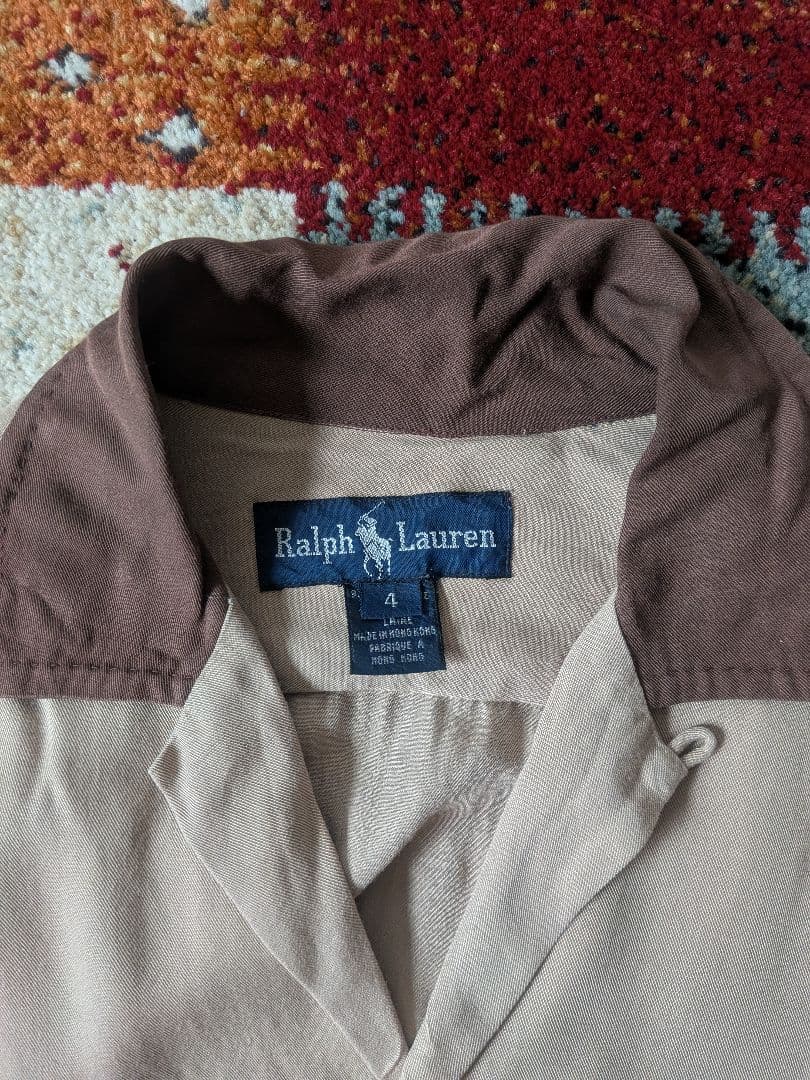 トップス 90's Ralph Lauren Rayon gabardine shirt