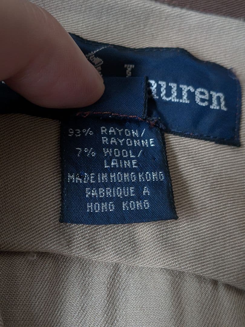 トップス 90's Ralph Lauren Rayon gabardine shirt