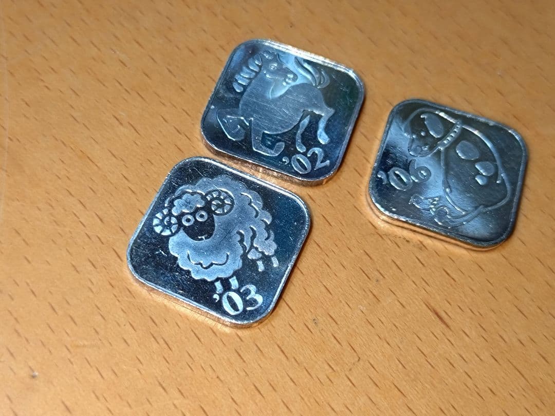 造幣局　純銀　年銘板　20枚　約100グラム