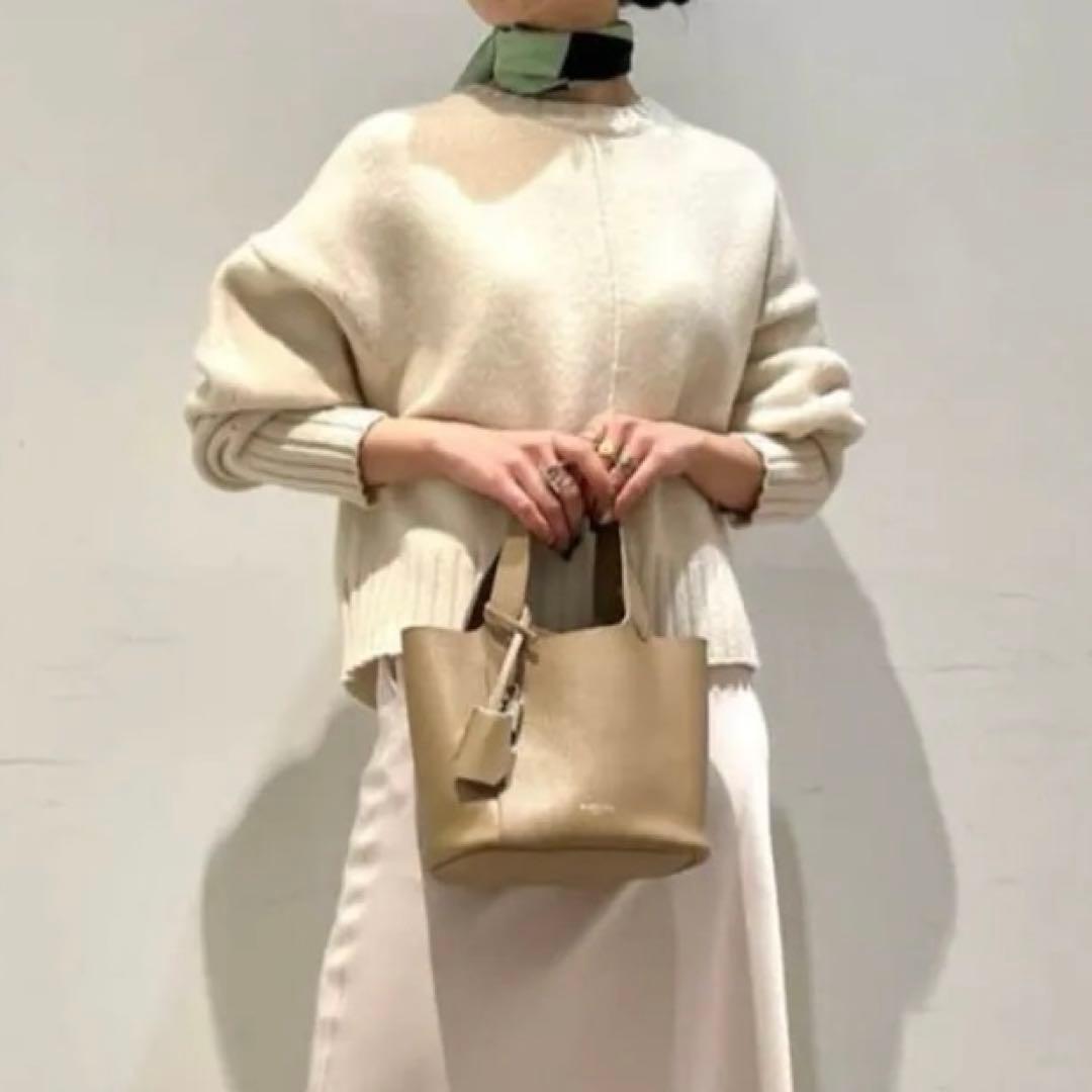 トゥモローランド MACPHEE ラムカシミヤ クルーネックプルオーバー