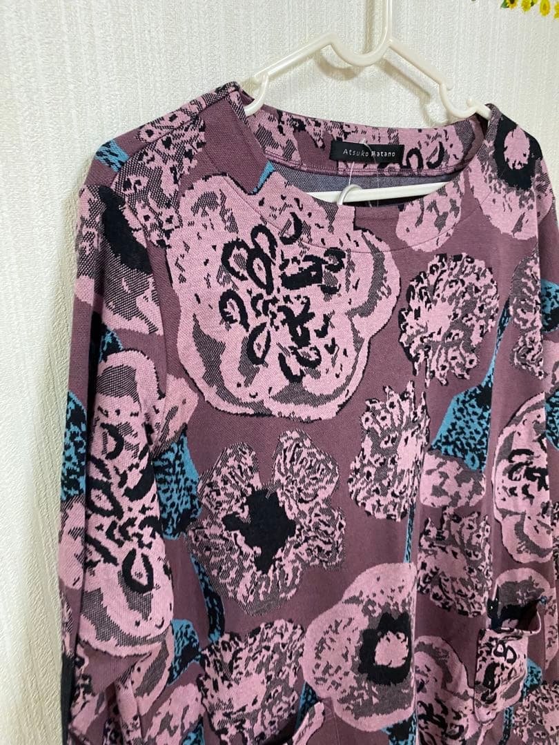 【新品・未使用、タグ付き】Atsuko Matano 花柄パジャマ　L