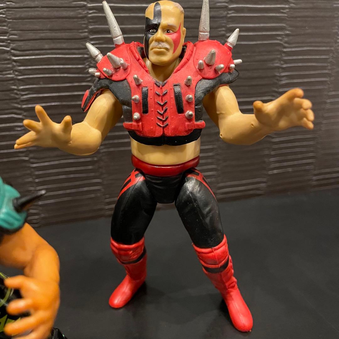 WWF ロードウォリアーズ　パワーウォリアー　3体セット　プロレスフィギュア