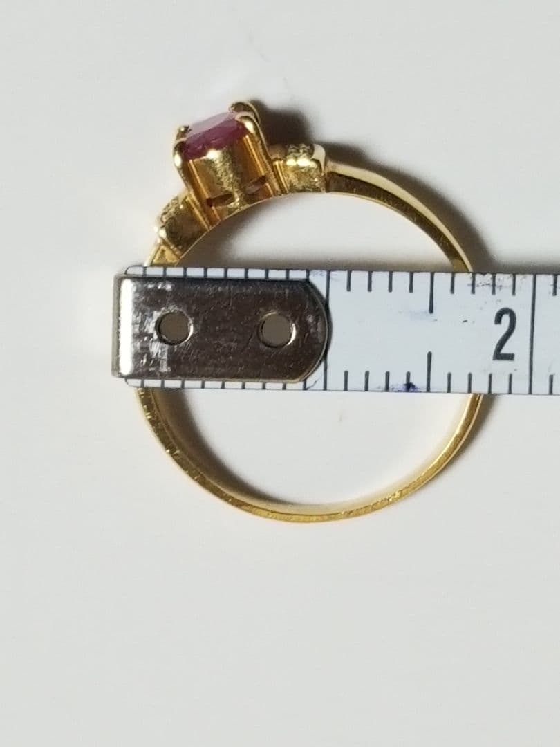 ク*ー様 中古18Kゴールドリングとイヤリングネックレス、4.61グラム