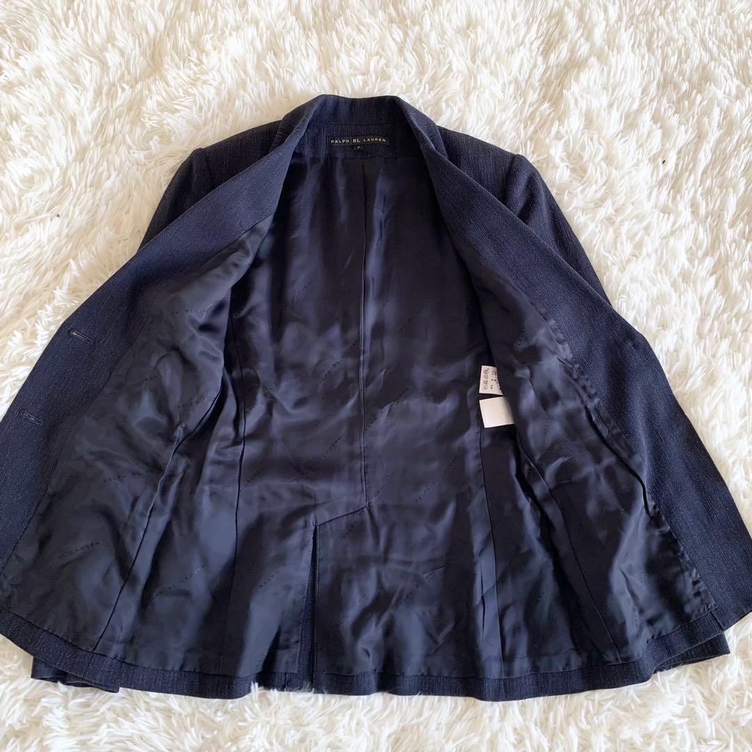 ラルフローレン　スーツ　セットアップ　パンツ　ネイビー　S