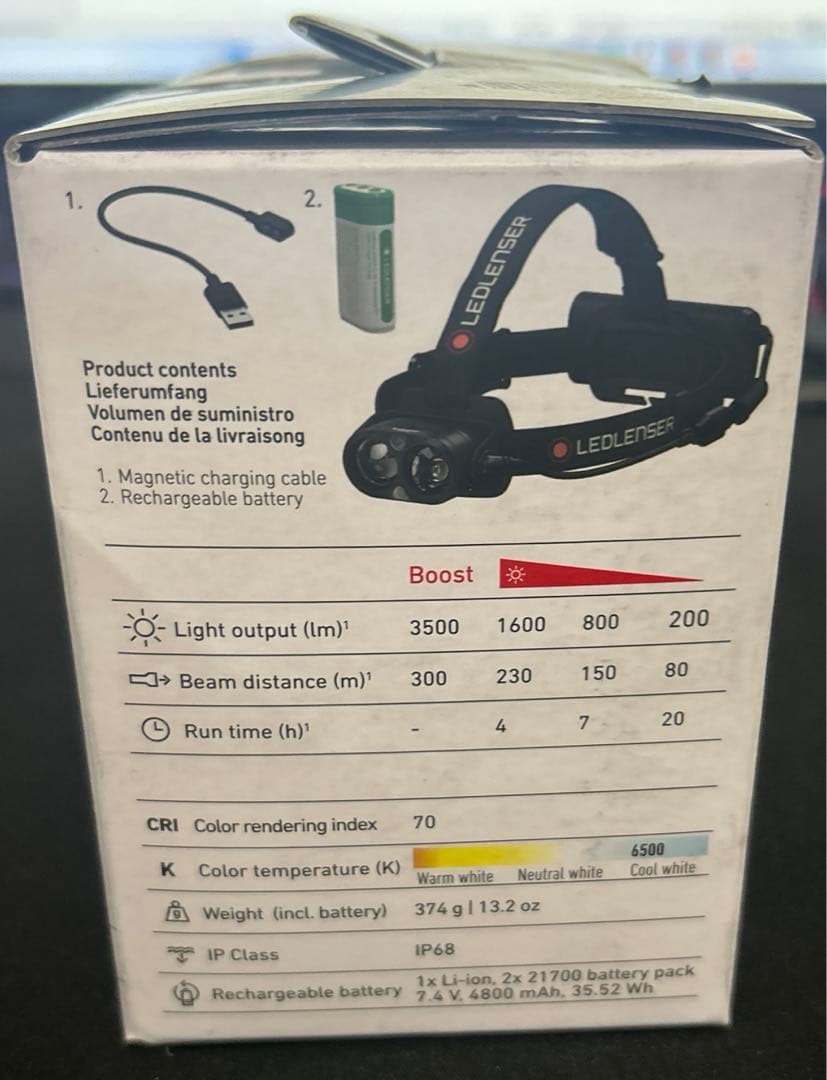 LEDLENSER H19R CORE ヘッドランプ