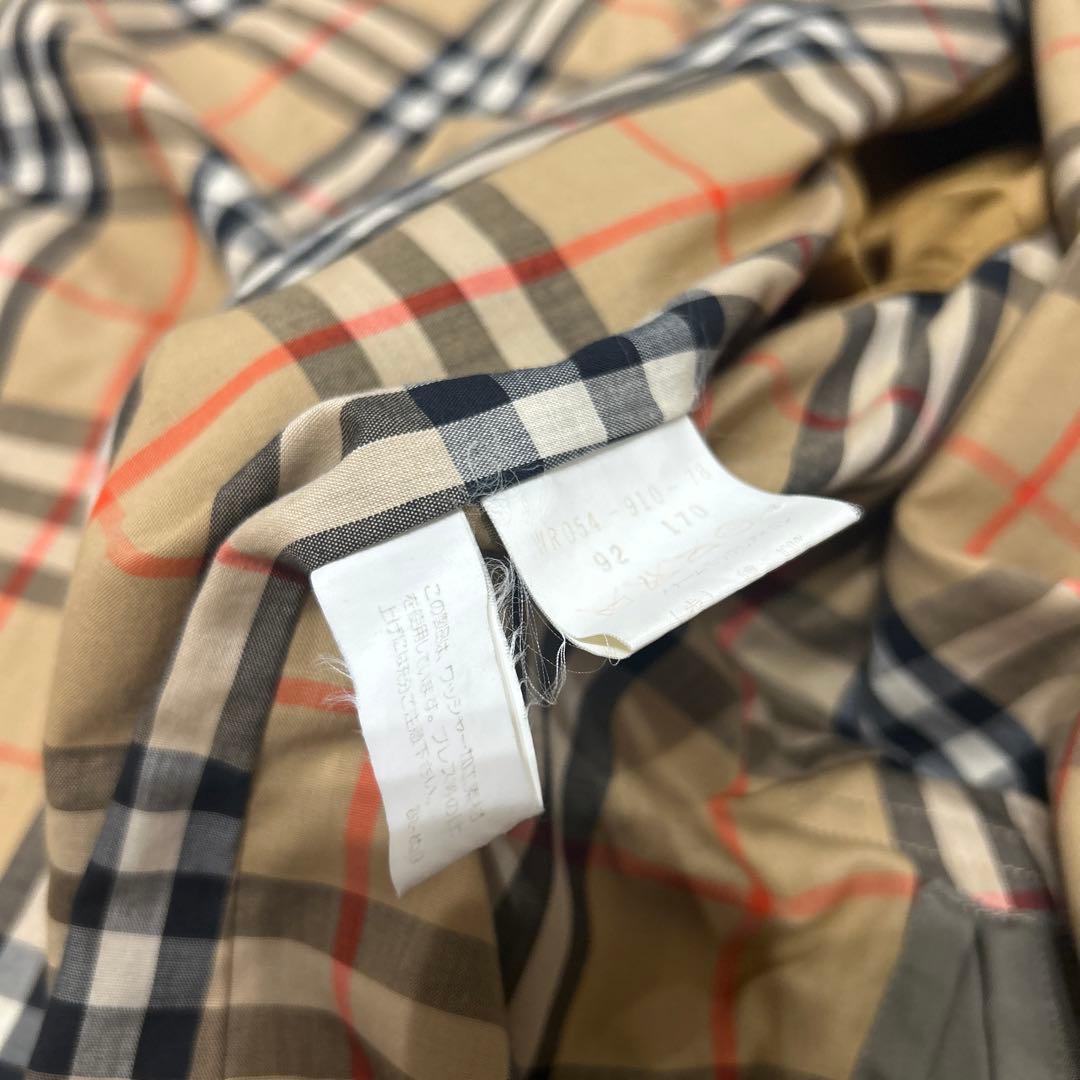 Burberry's トレンチコート ベルト付き　チェック　定番