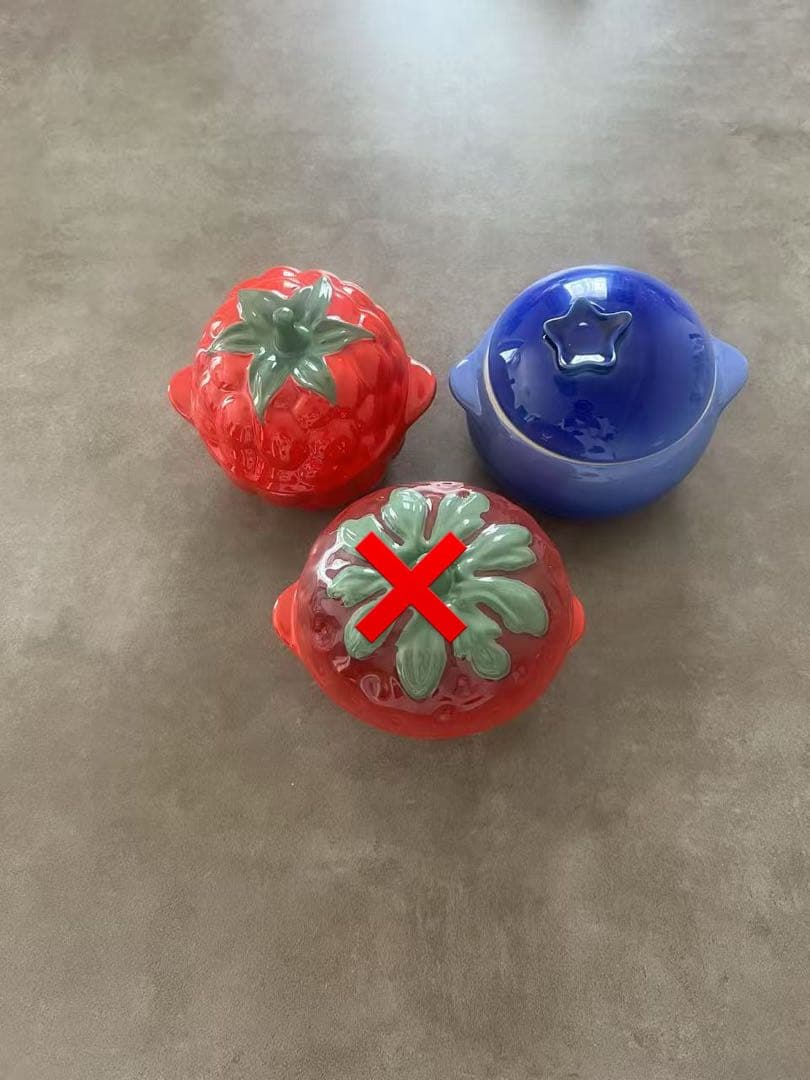 新品　2個セット　ル・クルーゼ　ラズベリー　　ブルーベリー