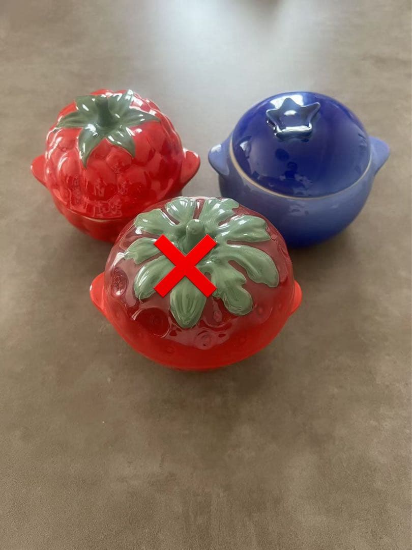 新品　2個セット　ル・クルーゼ　ラズベリー　　ブルーベリー