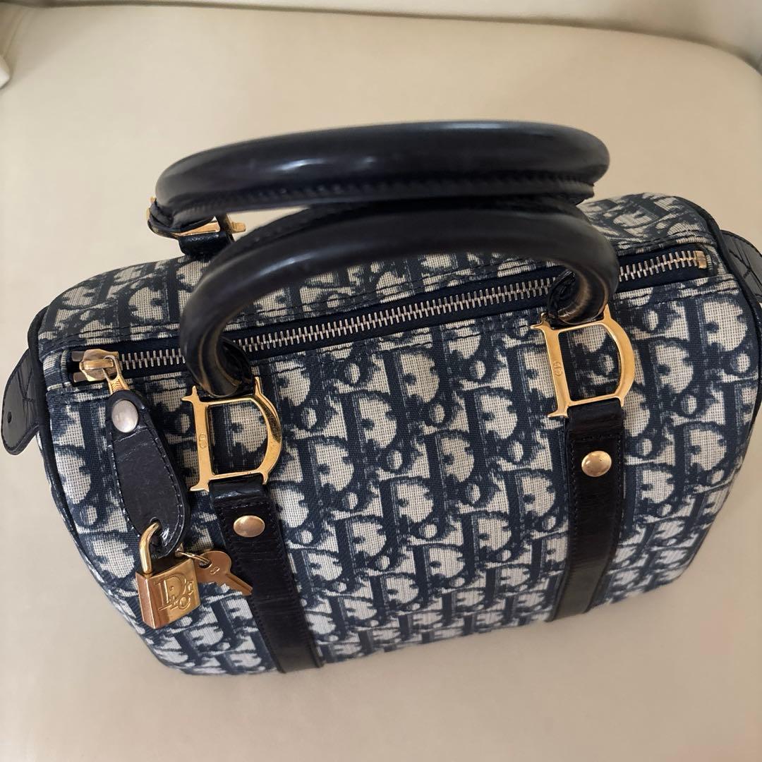 Christian Dior トロッター ミニボストンバッグ