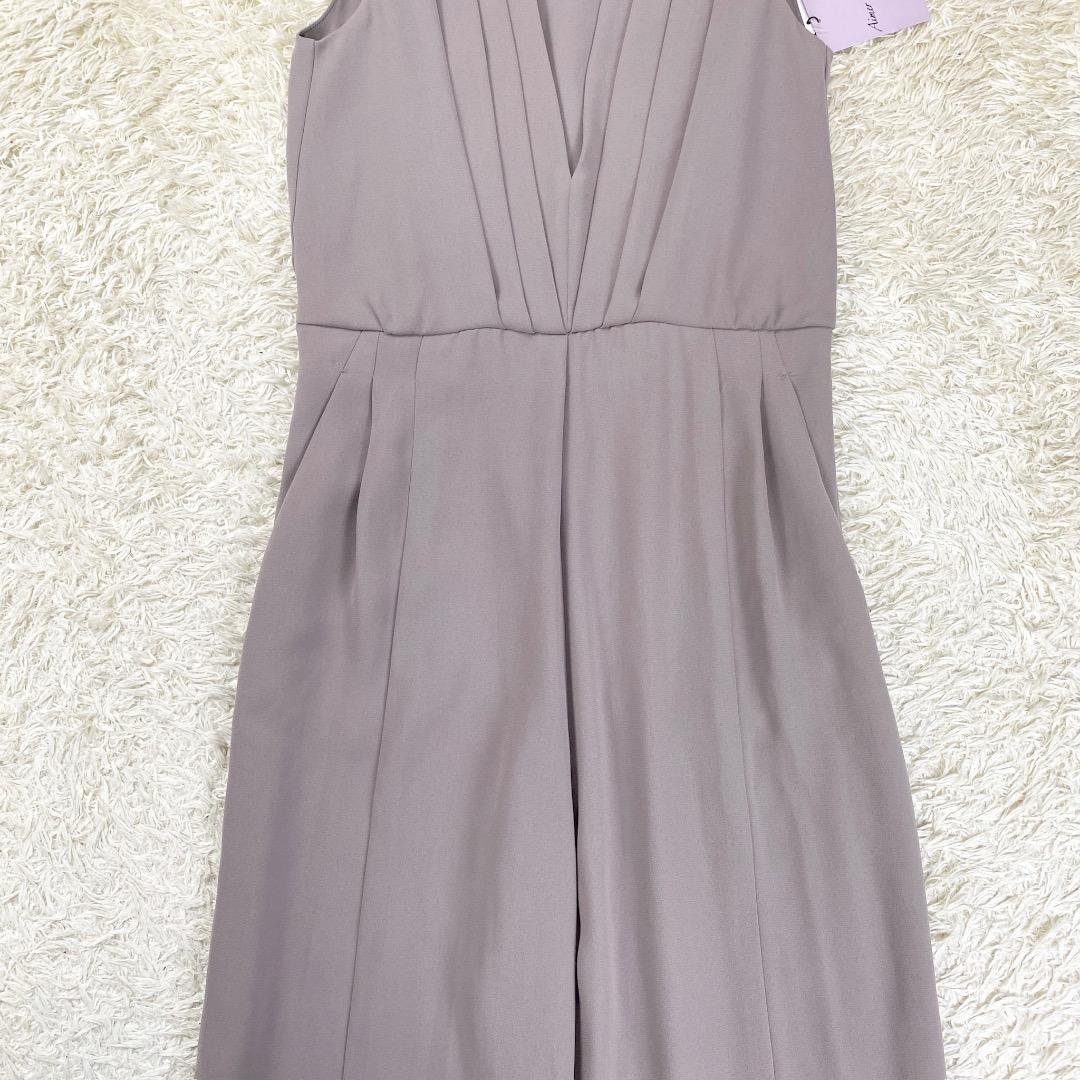 【未使用品】エメ ストレートパンツオールインワン パンツドレス 9 グレー