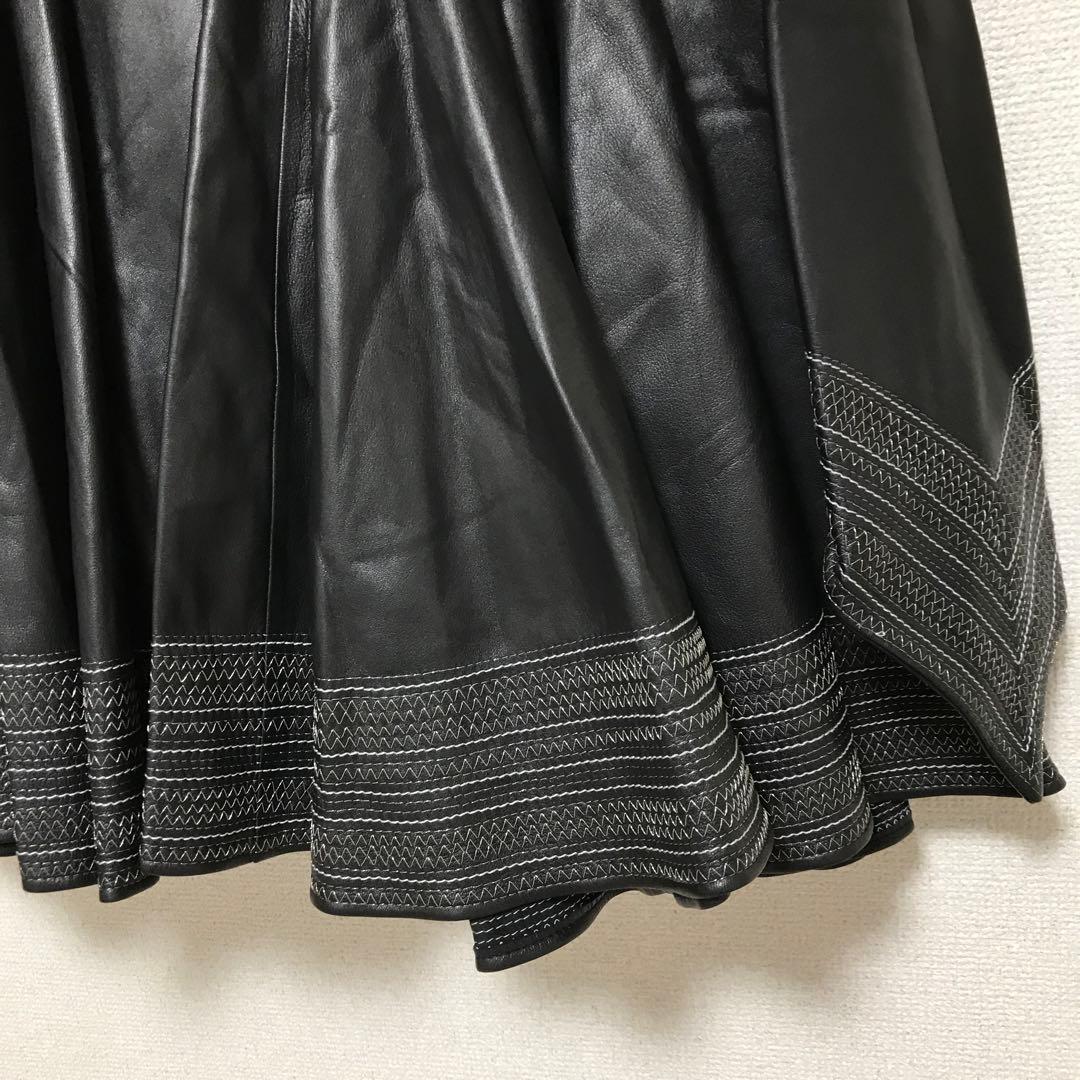 かおり　レザージャケット　ぺプラムジャケット