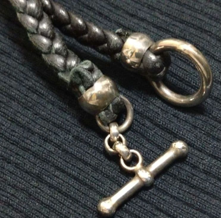 シルバー925 　編み込み　ブレスレット　ネックレス