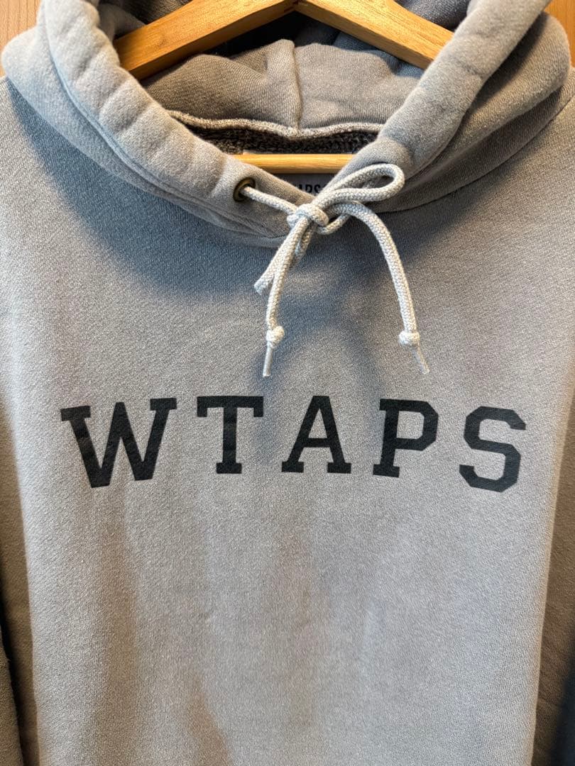 WTAPS ロゴパーカー　グレー　サイズ03 L
