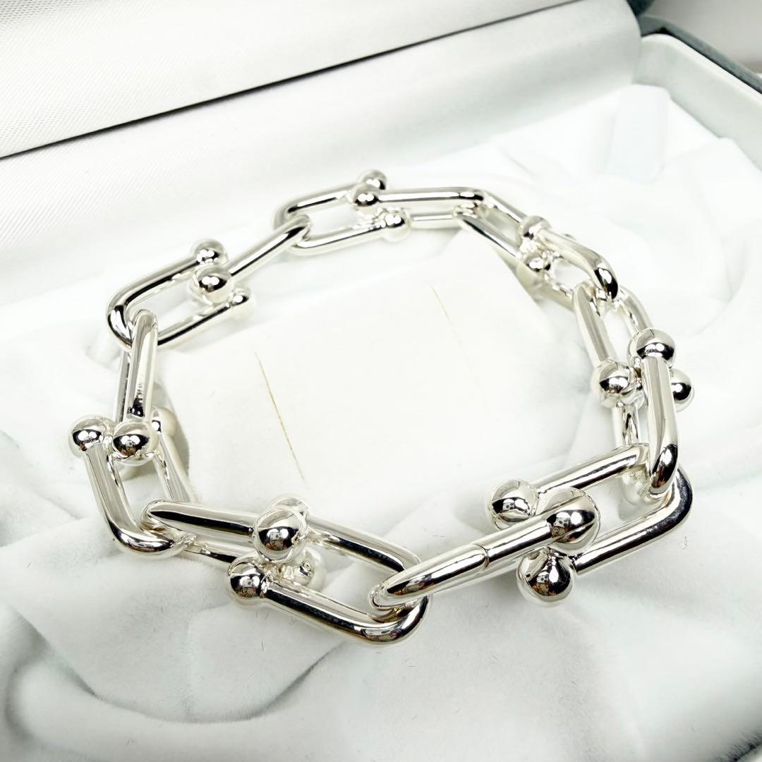 100%本物 超美品 ティファニー ハードウェア ラージ リンク ブレスレット
