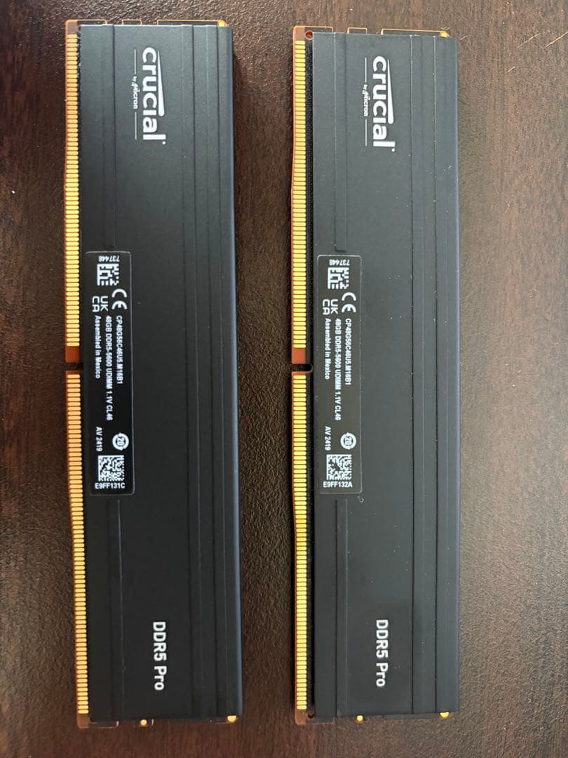 d*1様 Crucial DDR5 Pro 96GB (2x48GB) 5600