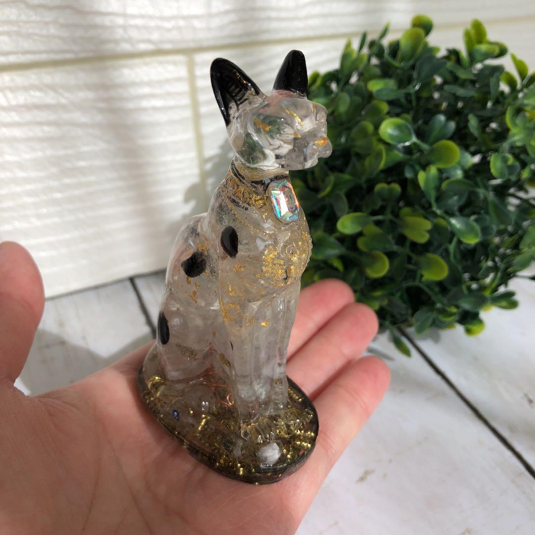 バステド　オルゴナイト　ぶち猫バージョン