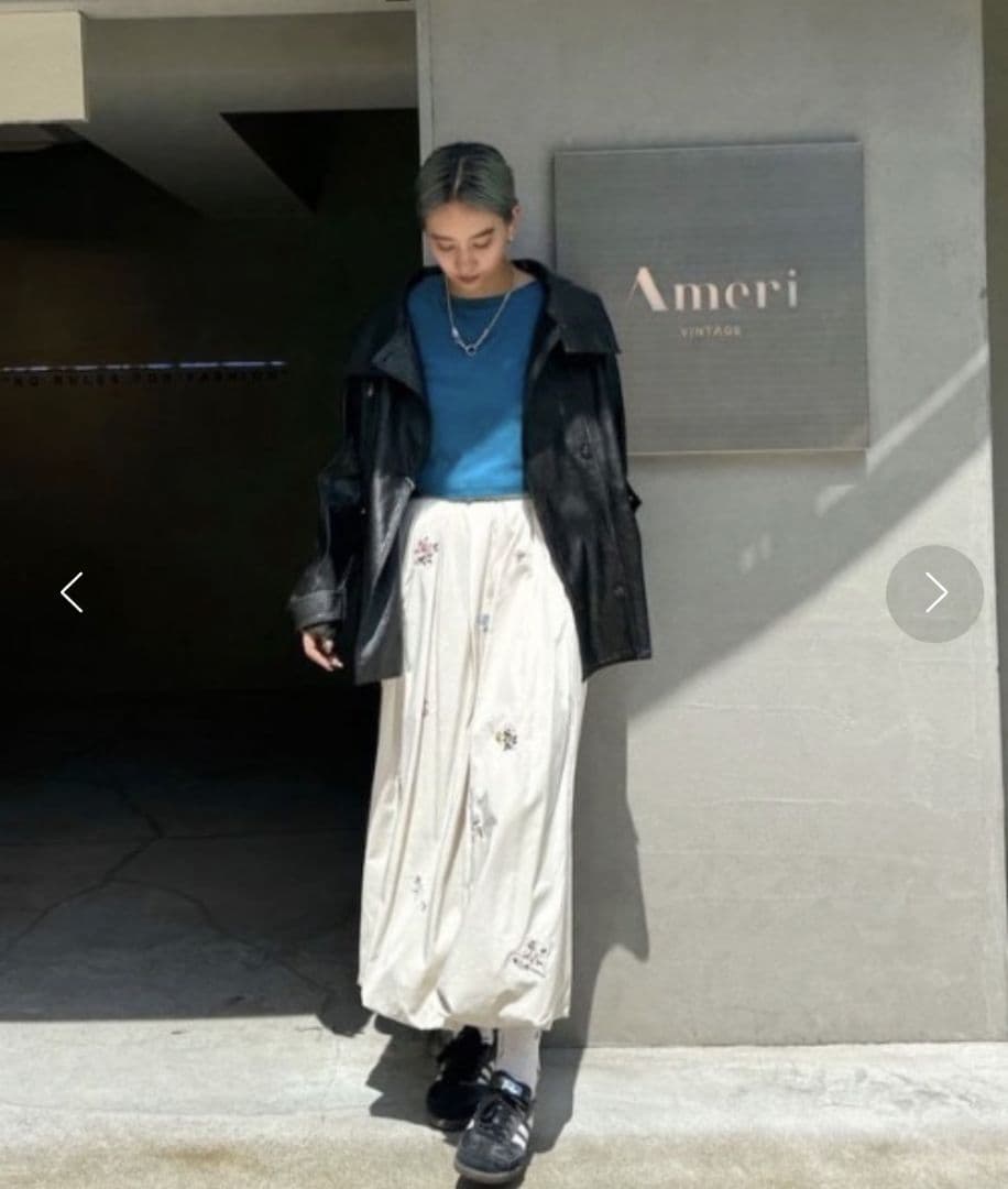 Ameri　USED LIKE SYNTHETIC LEATHER JACKET