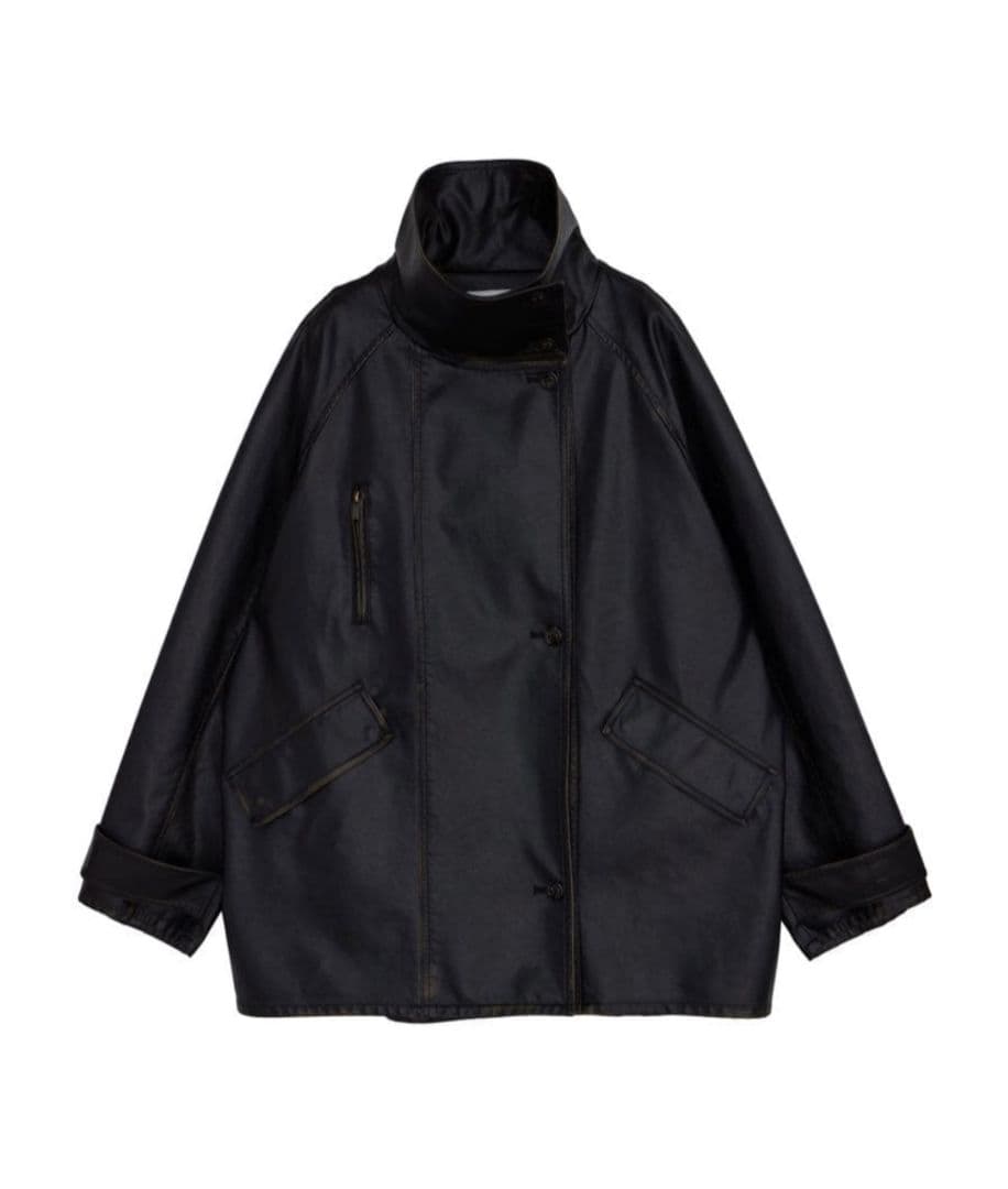 Ameri　USED LIKE SYNTHETIC LEATHER JACKET