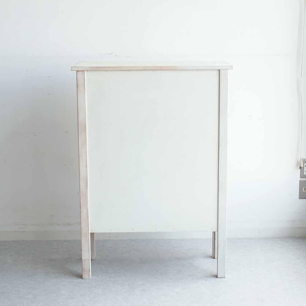 シャビーシック ガラスキャビネット 80cm ZR23327