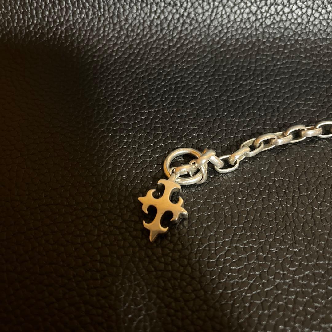 ヴィンテージ シルバー 925 silver ブレスレット 十字架 cross