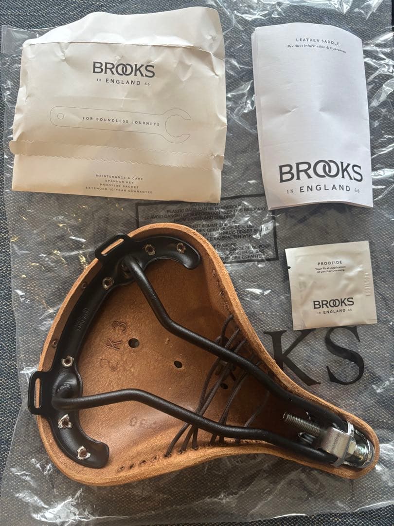 パーツ BROOKS B17S Softened Short