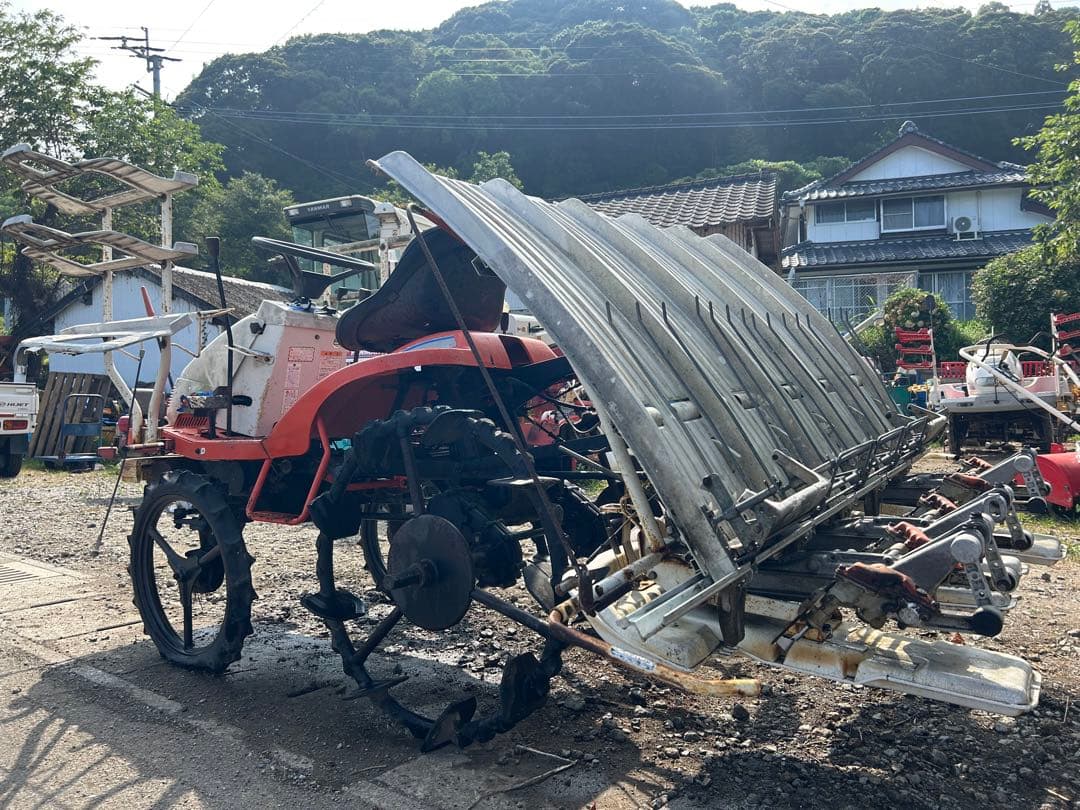 宮崎　クボタ　5条植え　田植機　ガソリン　田植え　田植え機　農機具　動画あり