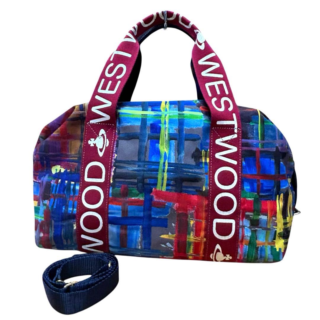 VIVIENNE WESTWOOD ボストンバッグ カラフル 2WAY