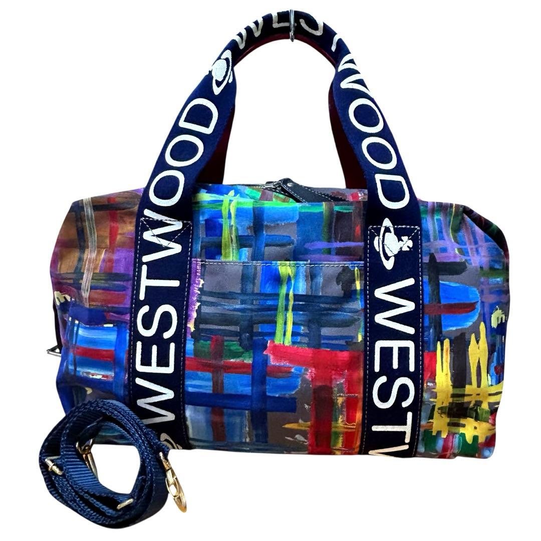 VIVIENNE WESTWOOD ボストンバッグ カラフル 2WAY