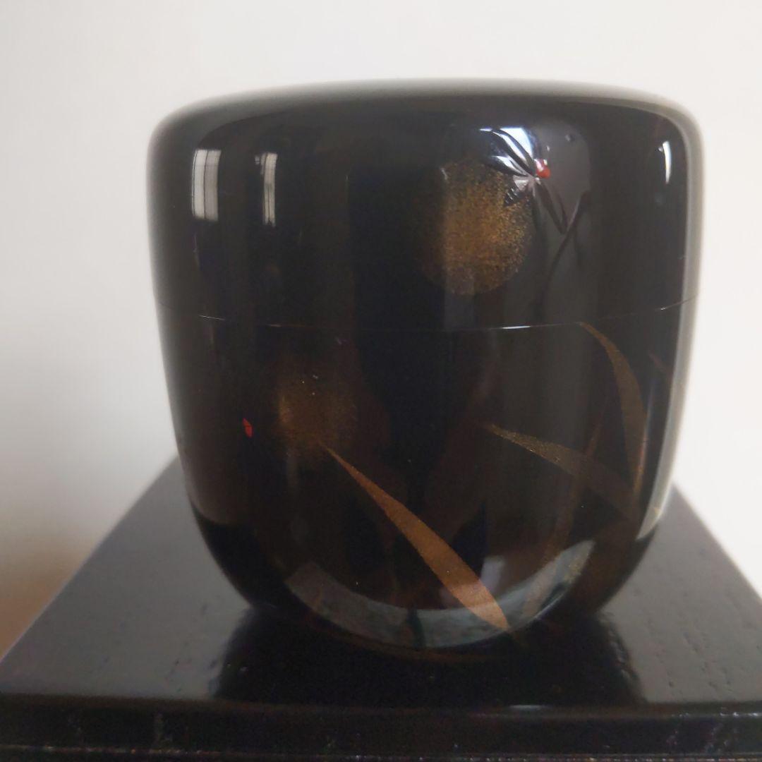 茶道具　大棗　中村宗秀　作　書付︰而妙斎　蛍　二重箱　夏　表千家　【匿名配送】