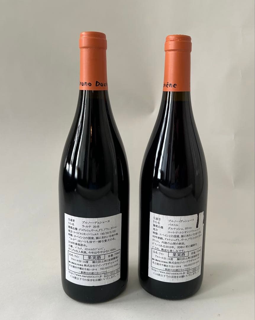 Bruno Duchene バックヴィンテージ　2種　 2本