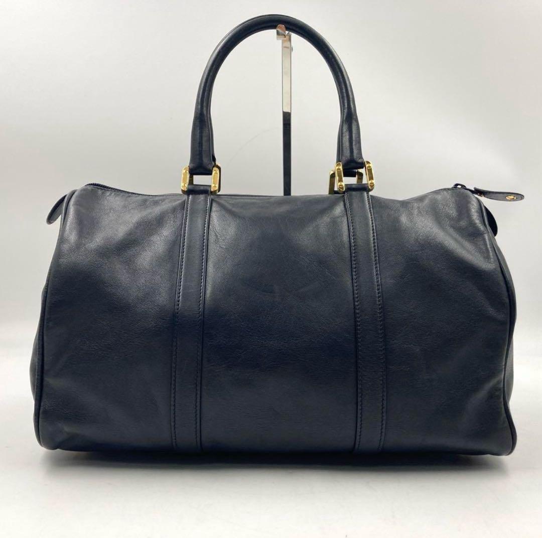 LOEWE ロエベ ミニボストン アマソナ アナグラム ハンドバッグ ブラック