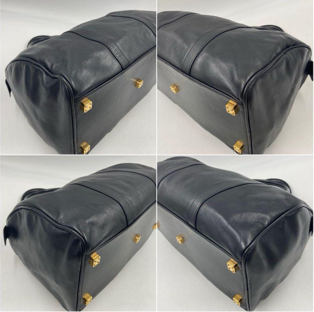 LOEWE ロエベ ミニボストン アマソナ アナグラム ハンドバッグ ブラック