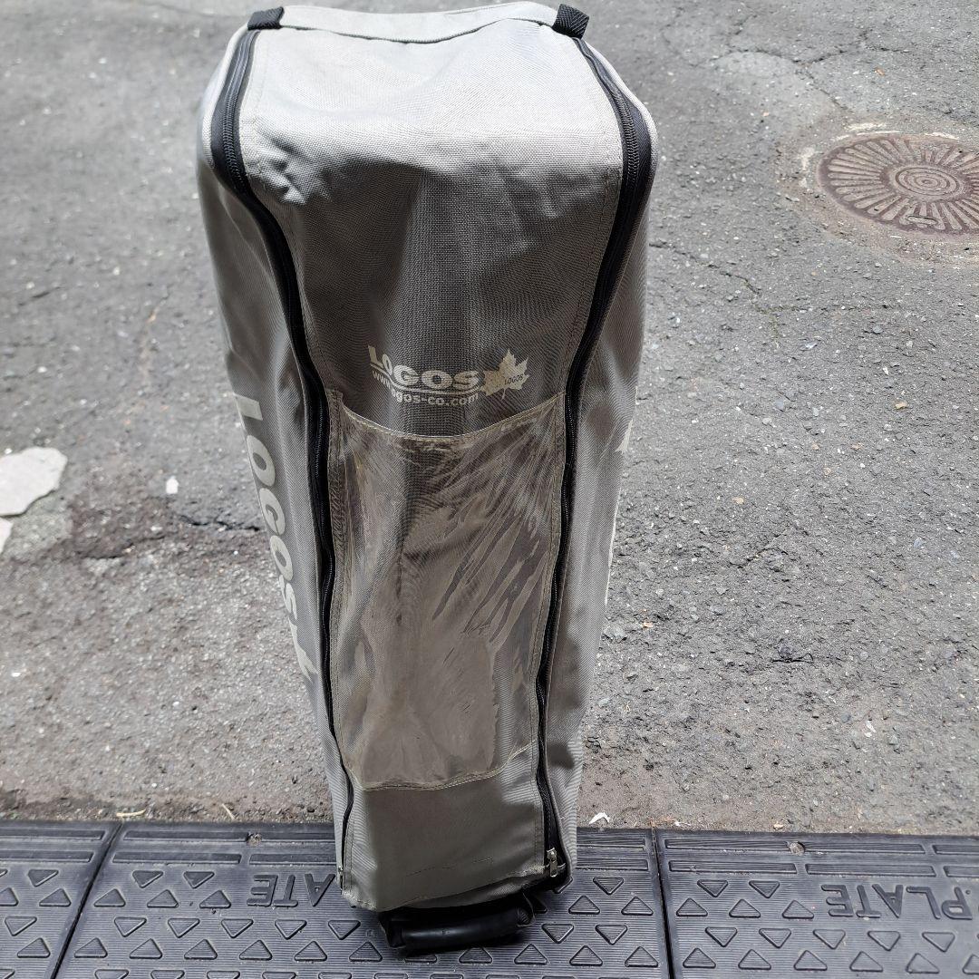 LOGOS アウトドアチェアセット グレー テーブル付き