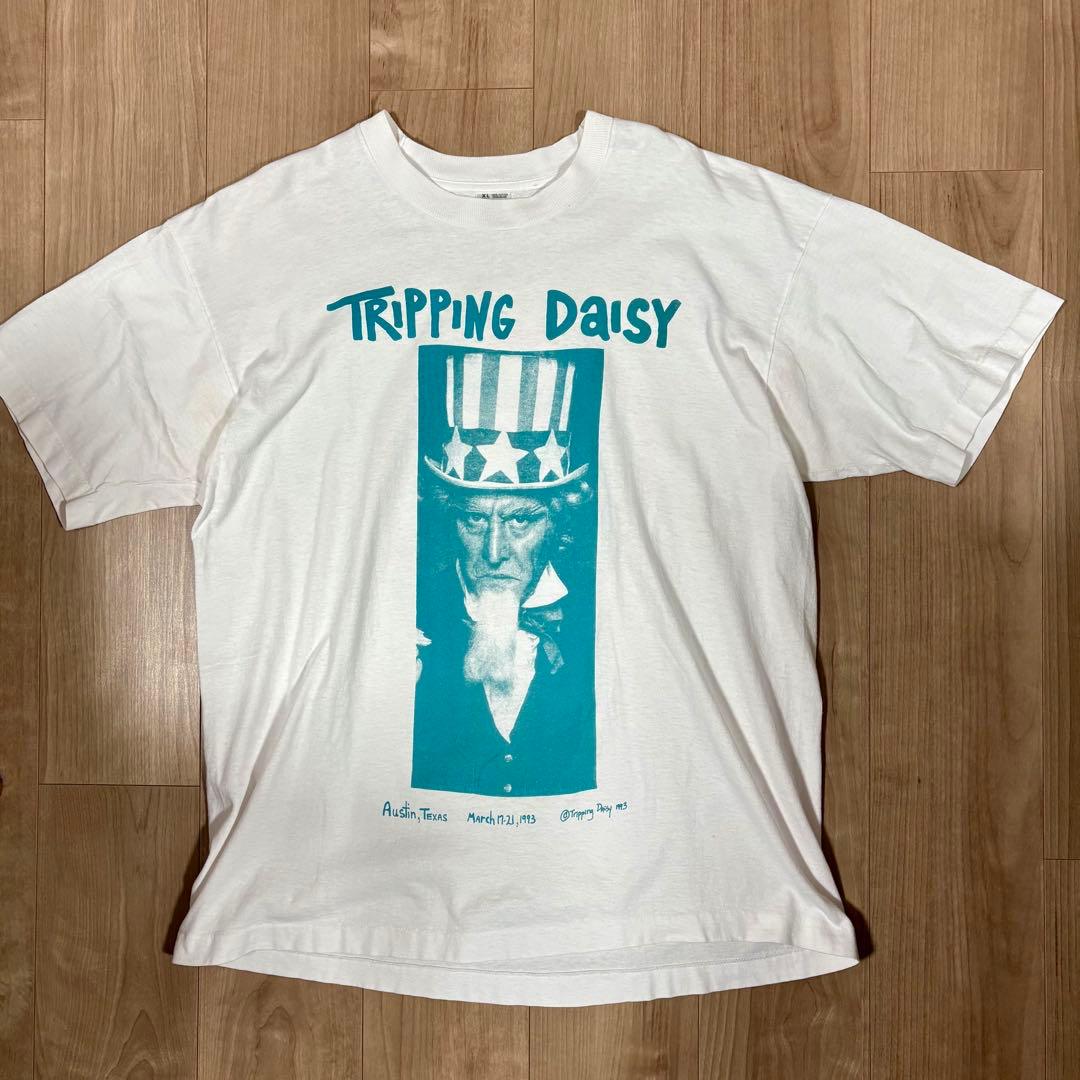 アメリカ製　90s TRIPPING DAISY バンドTシャツ　両面プリント