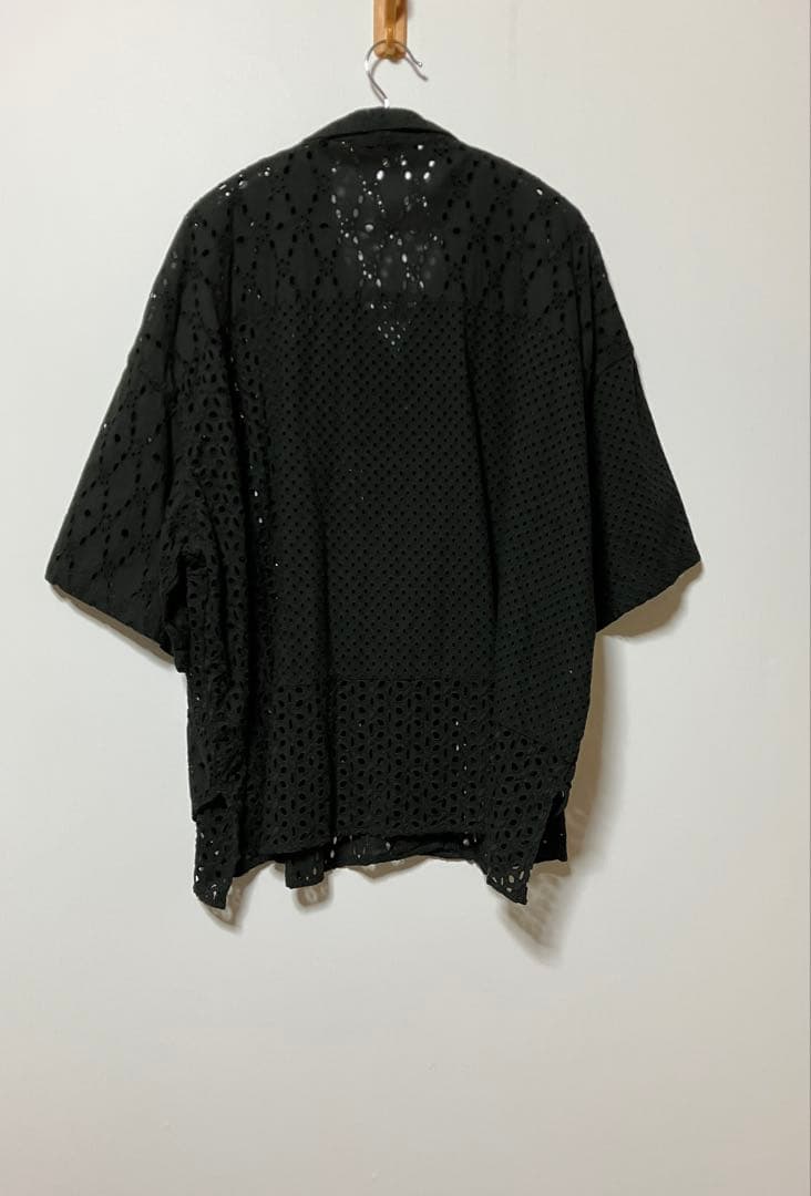 FRAMeWORK カットワーク刺繍半袖シャツ