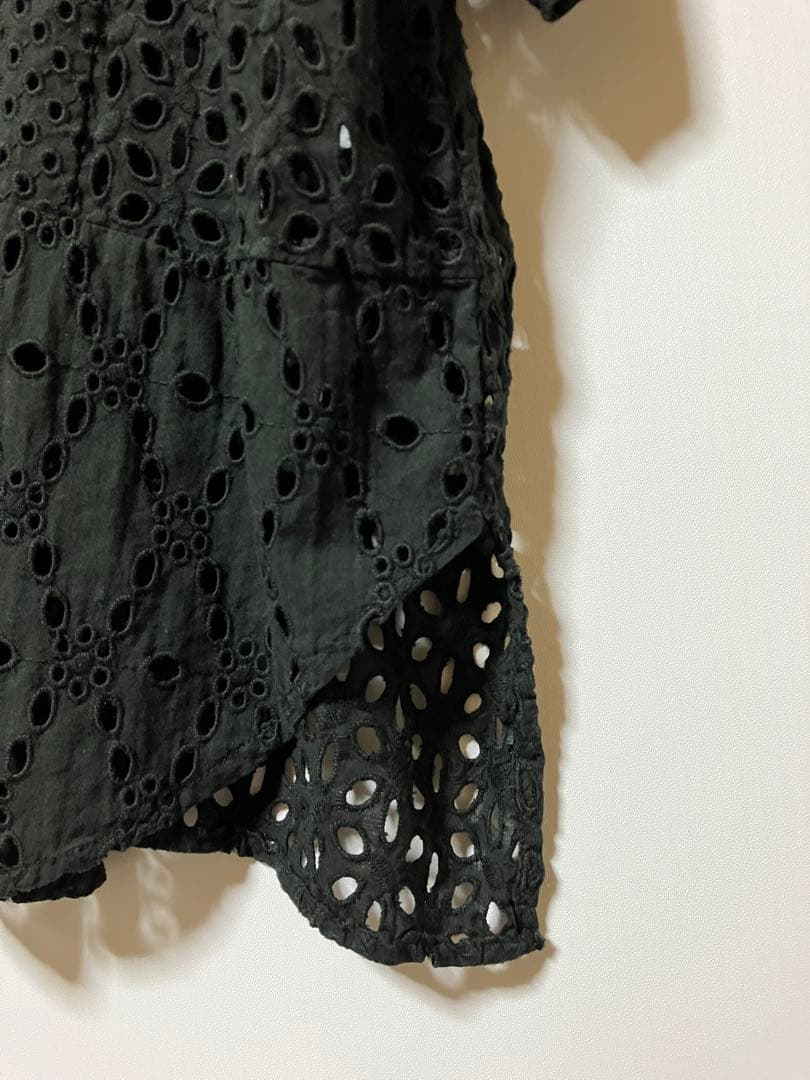 FRAMeWORK カットワーク刺繍半袖シャツ