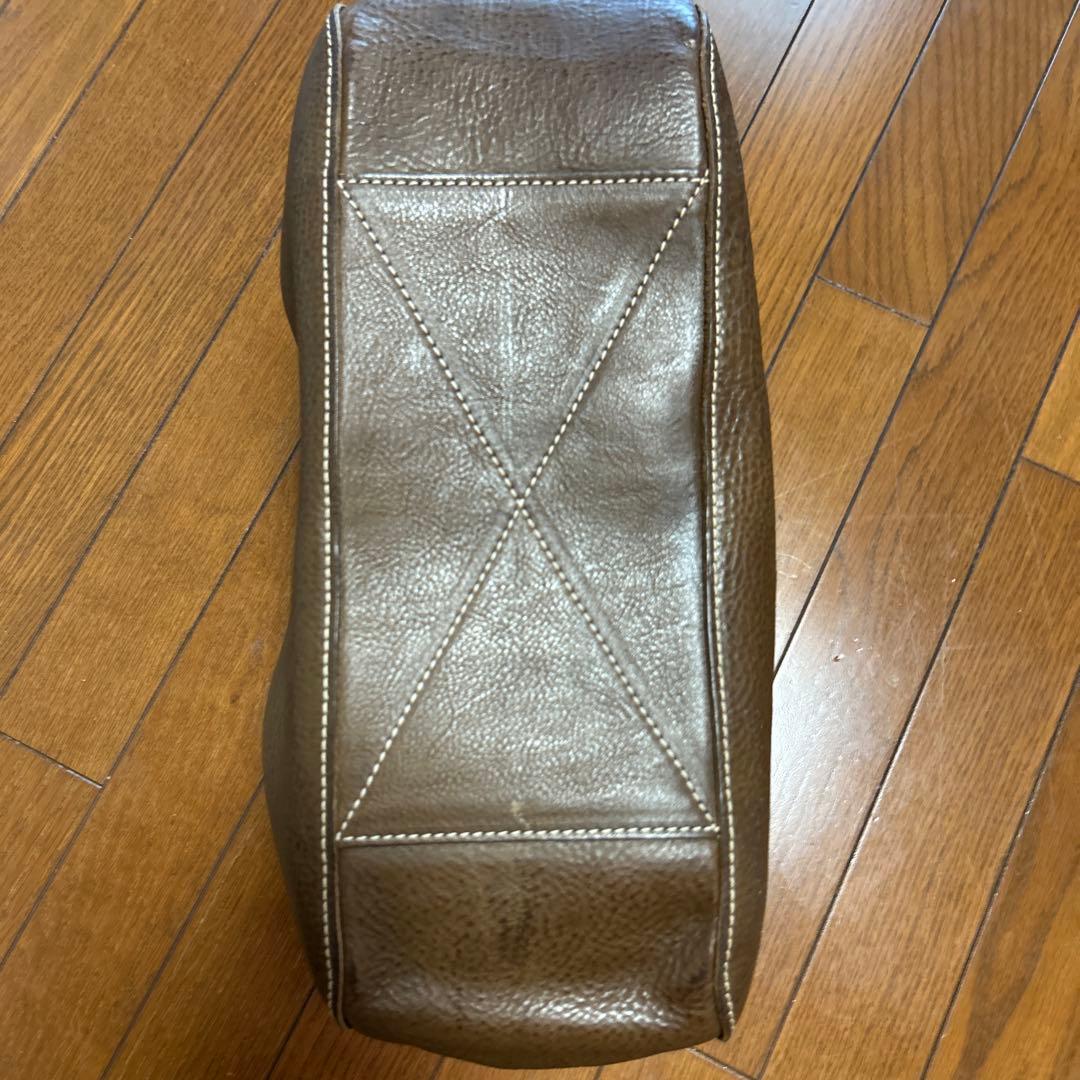 美品　genten 工具刻印 レザートートバッグ 本革 大容量 A4収納可能