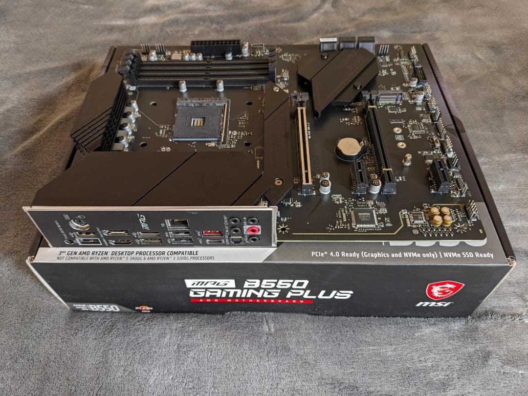 MSI MPG B550 GAMING PLUS マザーボード